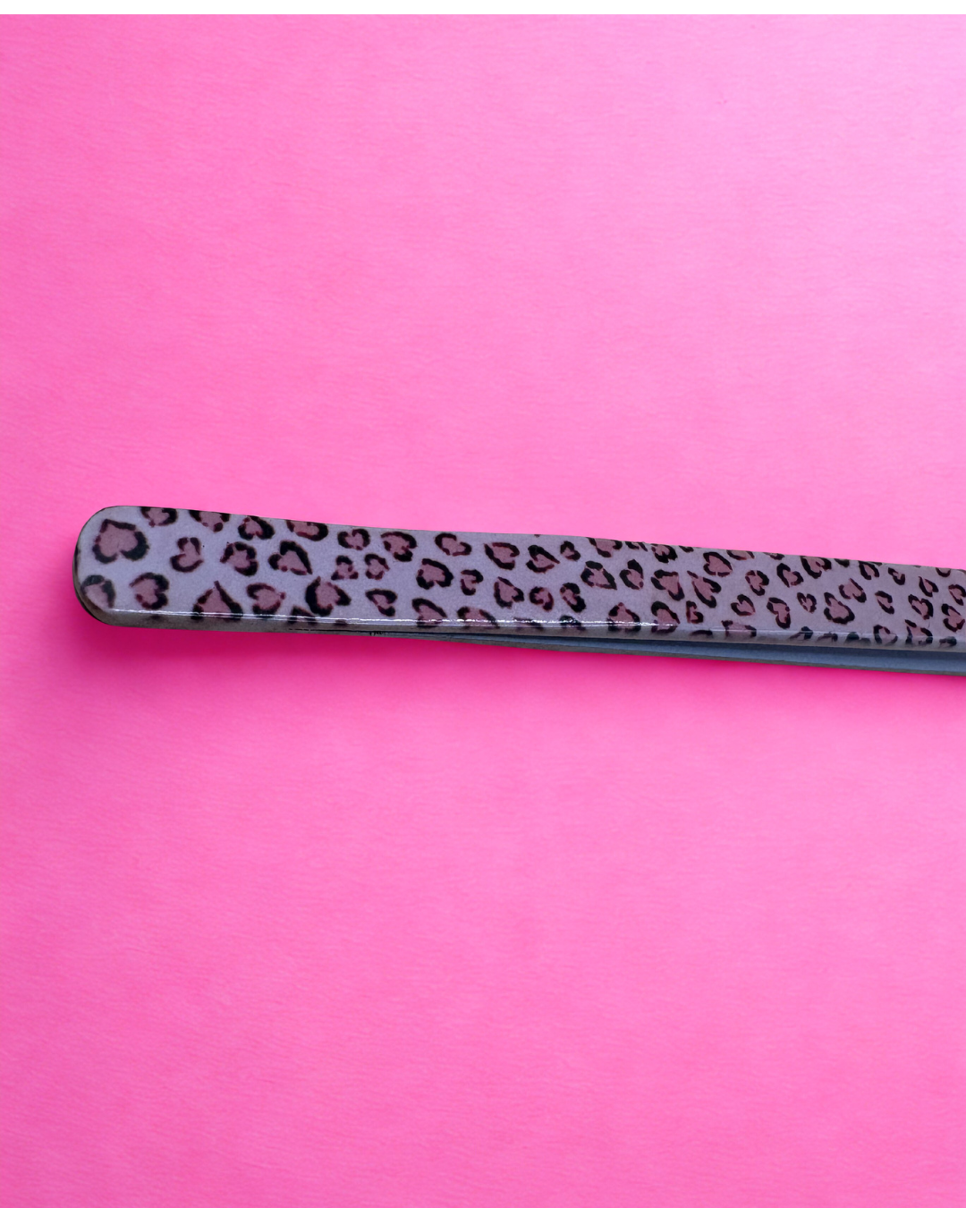 Pink Cheetah Tweezers | Lash Extensions Supplies| Dollz Mink