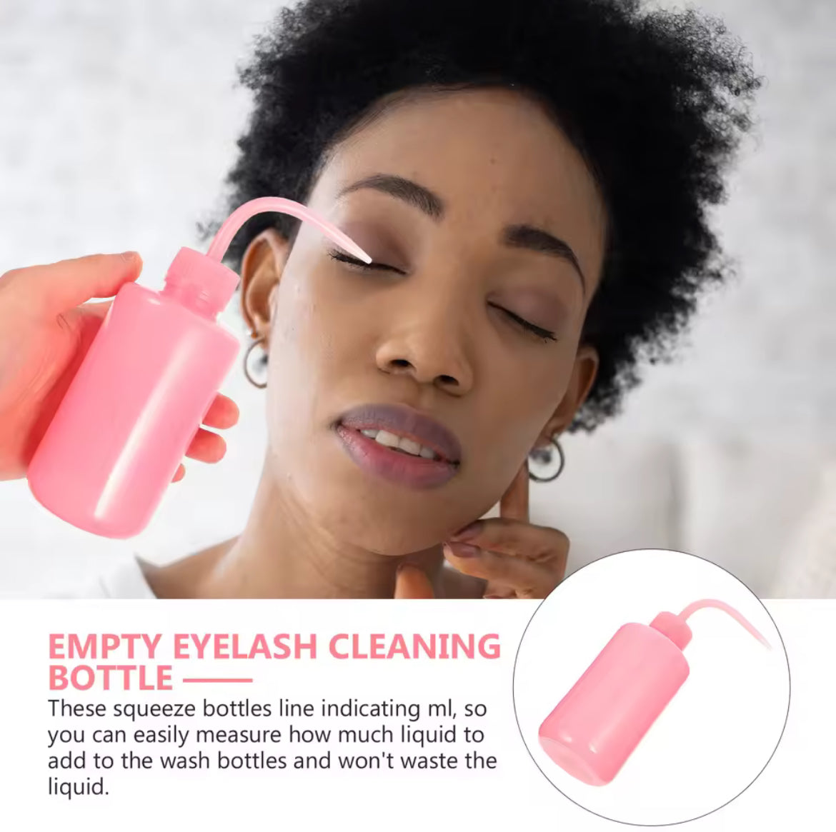Lash Wash Bottle | Mink Lash Extensions | Dollz Mink