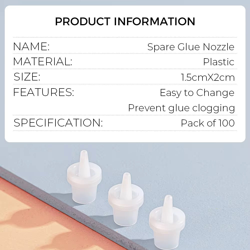 20ps Bottle Top Eyelash Extensions Glue Replacements