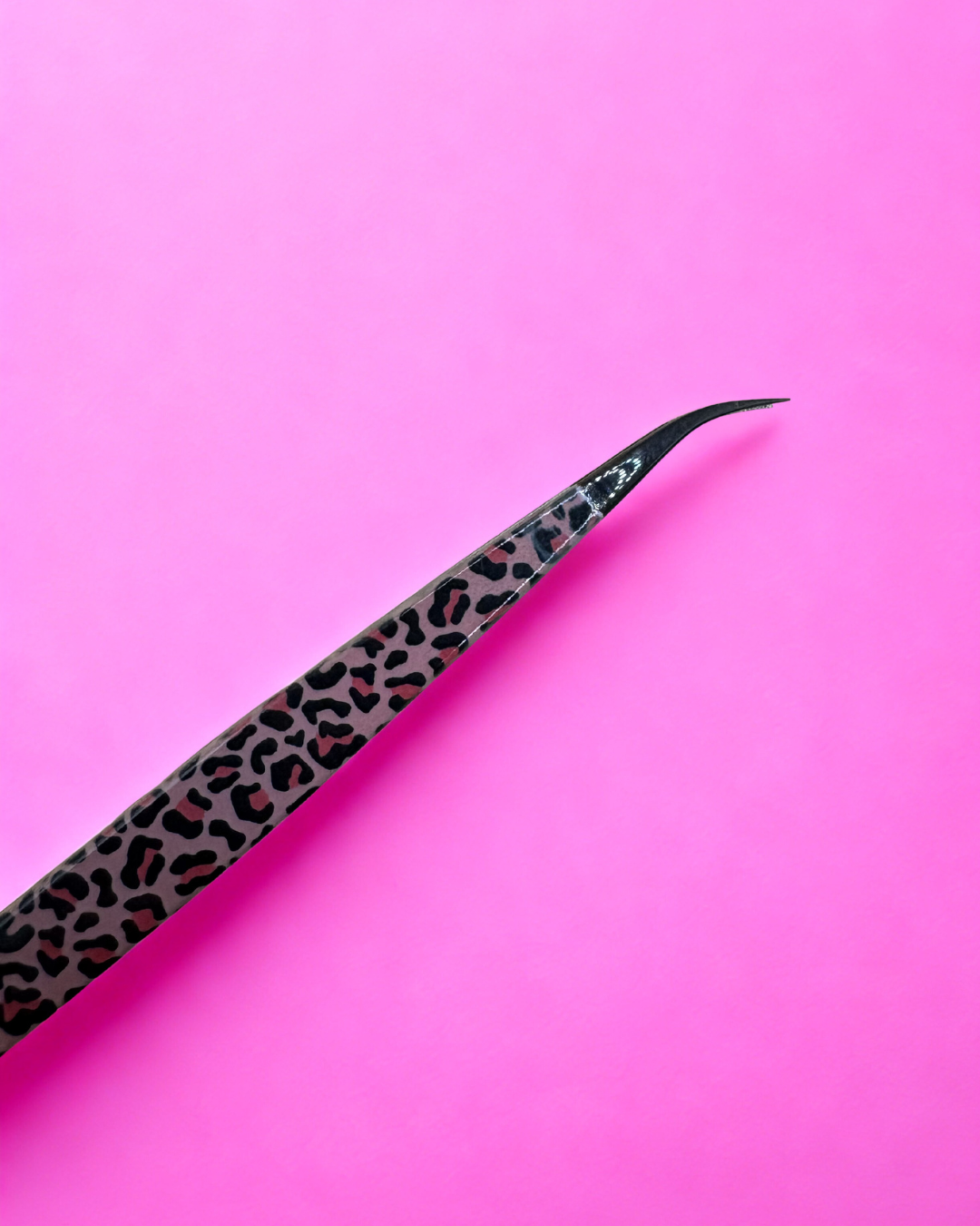 Pink Cheetah Tweezers | Lash Extensions Supplies| Dollz Mink
