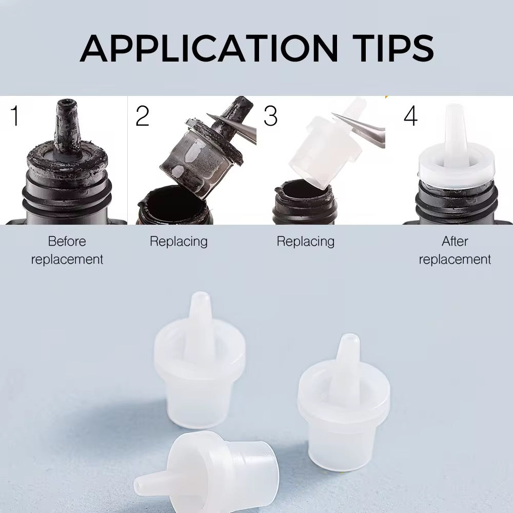 20ps Bottle Top Eyelash Extensions Glue Replacements