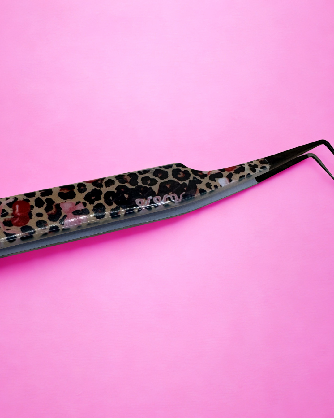 Cherry “Pop” Cheetah Tweezers